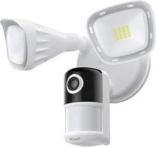 Image of Outdoor Security Floodlight Camera with PIR,Color Night Vision Wired Home CCTV
