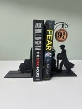 Image of Harry Potter platform 9 and 3/4 Inspired Book Ends