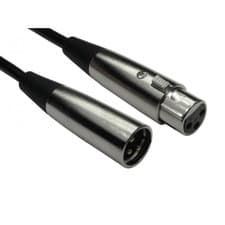 Image of Microphone Speaker Lead Mic Cable XLR Lead Balanced Male to Female Plugs 1m -10m