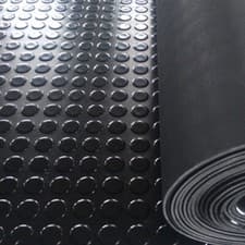 Image of Heavy Duty Non Slip Industrial Rubber Work Floor Matting Garage Coin Penny Gym