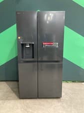 Image of LG American Fridge Freezer Matte Black C Rated GSLE81EPBD #404162