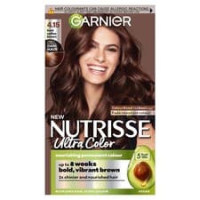 Image of 2 X Garnier Nutrisse Ultra-Colour 4.15 Iced Coffee Permanent Hair Dye