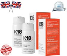 Image of 2-Pack K18 Biomimetic Hairscience Professional Hair Repair Treatment _ 100ml