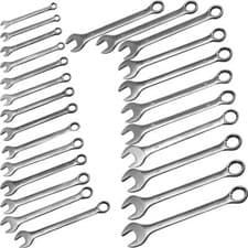 Image of Neilsen Spanner Combination Fixed Head Wrench Open & Closed Ended 6mm To 32mm