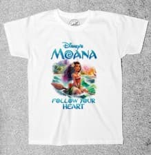 Image of Moana 005 Childrens/Kids Adult t shirts/t-shirts