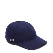 Image of Lacoste Unisex Organic Cotton Twill Cap Navy Blue - GENUINE, BRAND NEW WITH TAGS