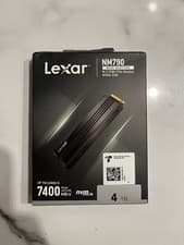 Image of Lexar NM790 4TB M.2 NVMe SSD with Heatsink, Up to 7400MB/s Read, for PS5 and PC