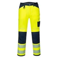 Image of Portwest PW3 Hi-Vis Work Trousers Durable Reflective PW340