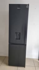 Image of HISENSE RB435N4WFE 60/40 Fridge Freezer - Black Stainless Steel
