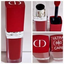 Image of ROUGE DIOR Lipstick Ultra Care Liquid Red 860 Flirt New Unboxed