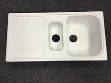 Image of ASTRACAST MSK 1.5 BOWL GRANITE WHITE REVERSIBLE SINK MS15WHHOMESK
