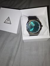 Image of Guess Black Mens Analogue Watch Emperor GW0850G1