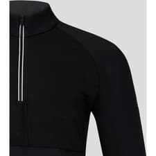 Image of Castore Hybrid Quarter Zip Black Ergonomic, Breathable