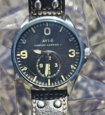 Image of AVI-8 Hawker Harrier II AV-4002 Pilots Style Watch New with Tag