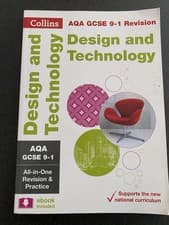 Image of AQA GCSE 9-1 Design & Technology All-in-One Complete Revision and Practice:...