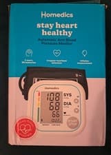 Image of Homedics Automatic Blood Pressure Monitor Upper Arm Medium Wrap Cuff 22-32 Cm