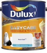 Image of Dulux Easycare Matt- 2.5L - Rock Salt - Emulsion - Paint - Washable & Tough