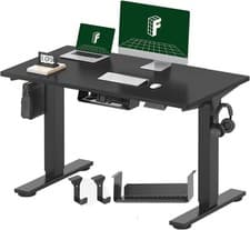 Image of FLEXISPOT E1 Plus ONE PIECE Electric Standing Desk Height Adjustable 120 x 60cm