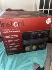 Image of Instant Pot Vortex Plus Dual Basket Air Fryer, 1700W, 7.6L Black