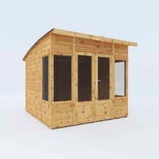 Image of 8 x 8 Premium Helios Summerhouse Curved Roof