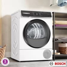 Image of Bosch WQH246D9GB, Series 6, 9kg Dryer A+++ Rating White