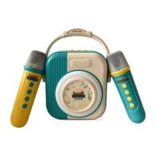 Image of A2Z 4 Kids Bluetooth Karaoke Portable Machine Wireless Mics Rechargeable Speaker
