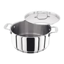 Image of Stellar Casserole Pan - 7000 Profile range, 24cm, Steel, Induction Compatible