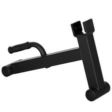 Image of SPORTNOW Deadlift Barbell Jack with Non-Slip Handle, for Weight Training - Black