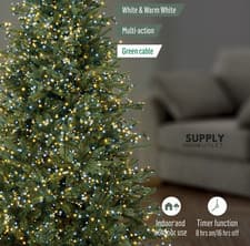 Image of Premier LED Christmas Tree Lights TreeBrights Timer MultiAction All SizesColours