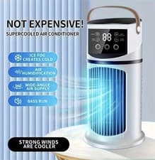 Image of Tower Fan Evaporative Air Cooler Portable Air Conditioner