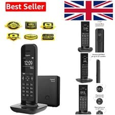 Image of Landline Cordless Phone CL394 with Illuminated Display, Good Audio, UK Version