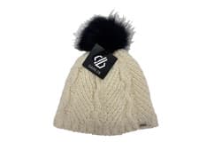 Image of Dare 2B Remind II Bobble Hat, Womens Beanie One Size, Cream, New