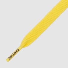 Image of Laces Flat Yellow Mr Lacy Flatties High quality laces 130 cm long original