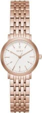 Image of DKNY NY2511 Minetta Ladies Stainless Gold Stainless Bracelet White Dial Watch