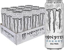 Image of Monster Energy Ultra White Zero Sugar 12 x 500ml Cans | Sugar Free Energy Drink