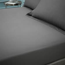 Image of Bianca Plain Dye 100% Egyptian Cotton 180 Thread Count Fitted Sheet Bedding UK