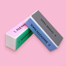 Image of 4 in 1 Nail Buffer Block Fine Grit Smooth Polish & Shine Remove Ridges Nail File