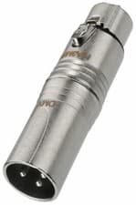 Image of NEUTRIK NA-3M5F - Adapter 3-Pin XLR Plug / 5-Pin XLR Socket