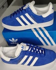 Image of adidas Originals Gazelle 85 Royal Blue Footwear White IG0456 Men's Size 10