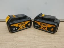 Image of DeWalt DCB182 18V xr 4 AH XR Li-Ion Batteries x 2