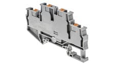 Image of 5 pcs  - Phoenix Contact PTTB 4 Series Grey Feed Through Terminal Block, 0.2 - 6
