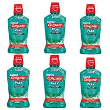 Image of Colgate Plax Soft Mint Mouthwash Bad Breath Control 250ml-Pack of 6