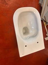 Image of Roca The Gap Wall Hung Rimless Pan - White