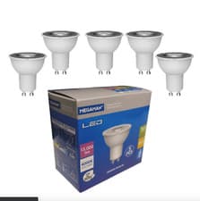 Image of GU10 LED DIMMABLE LIGHT BULBS 410LM 5W 5 PACK - COOL WHITE