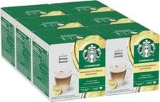 Image of Starbucks Dolce Gusto Vanilla Macchiato 72 Pods, Pack of 6x12- 36 Servings