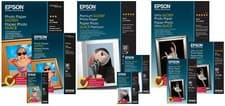 Image of Original Epson Glossy & Matte Inkjet Photo Paper Lot