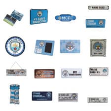 Image of Manchester City Wall Sign Selection Frames Bedroom Living Room Official Products