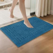 Image of Non Slip Bath Mat Super Absorbent Bathroom Rug Small Large Bathroom Runner Mat