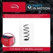 Image of 2x Coil Springs (Pair Set) Front ACS1097 Apec Suspension 481310D280 New