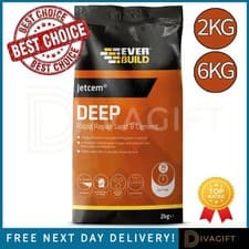 Image of EVERBUILD JETCEM DEEP RAPID REPAIR SAND CEMENT MIX FOR DEEP HOLES CRACKS GAPS